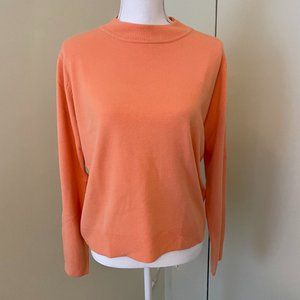 Simple orange sweater